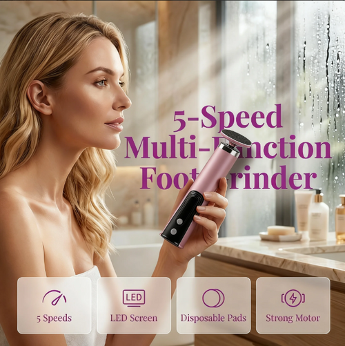 🔥Father’s Day 49% OFF - 5 Speeds Multi-Function Electric Foot Grinder